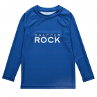 Snapper Rock - UV-rashtop voor kinderen - Lange mouw - UPF50+ - Denim Logo - Marineblauw