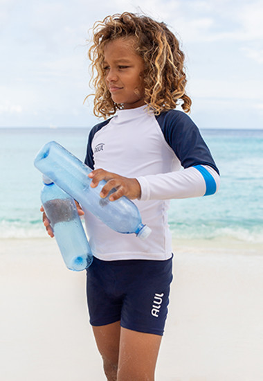 Jongens gerecyclede UV-beschermende zwemkleding 